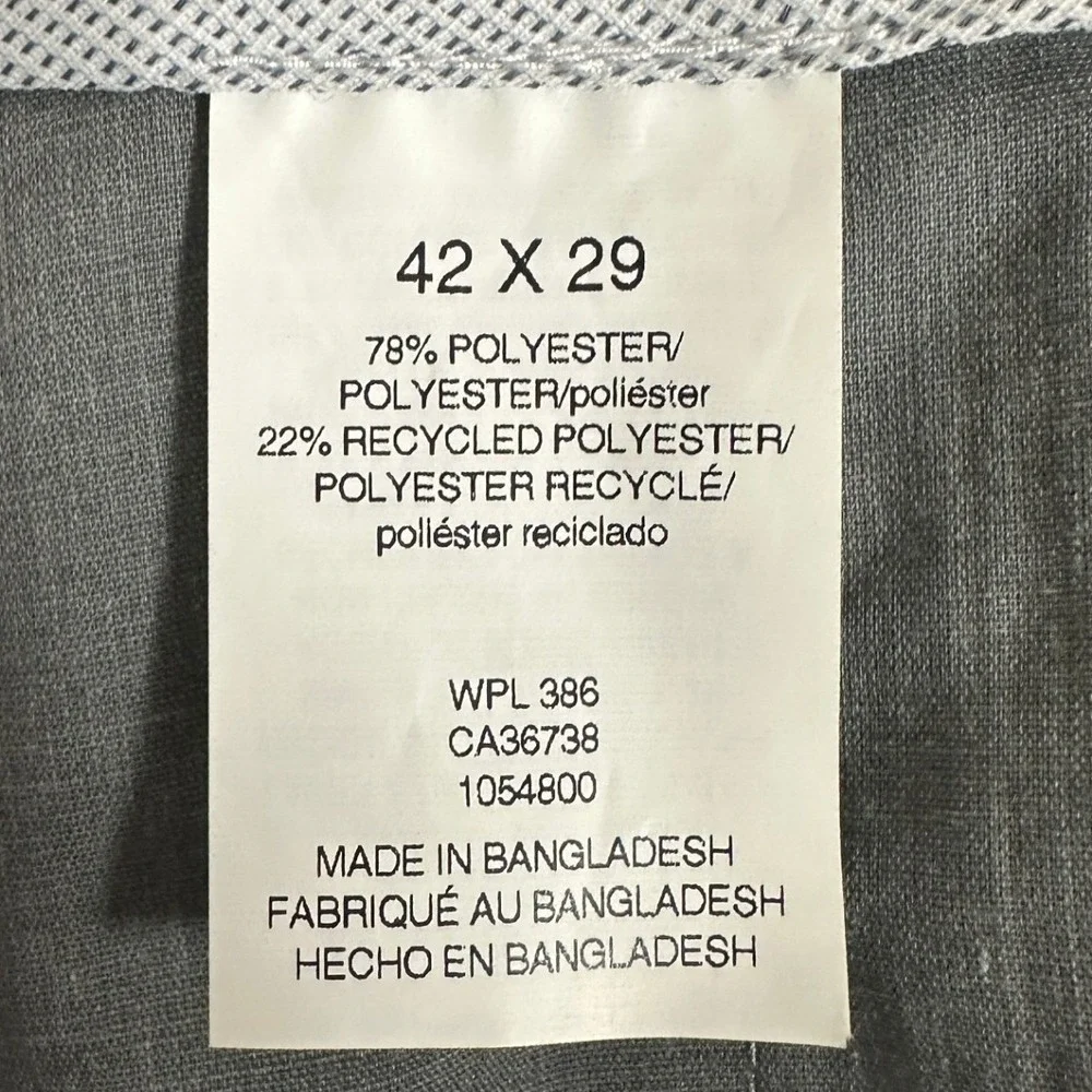 NEW Haggar Pants Mens Mens 42X29 Tan Premium Comfort Dress Classic Fit Stretch
